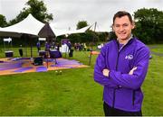 15 June 2019; Vhi ambassador and Olympian David Gillick pictured ahead of the Griffeen parkrun where Vhi hosted a special Roadshow event to celebrate their partnership with parkrun Ireland. David was on hand to lead the warm up for parkrun participants before completing the 5km free event. Parkrunners enjoyed refreshments post event at the Vhi Rehydrate, Relax, Refuel and Reward areas where a physiotherapist took participants through a post event stretching routine. Parkrun in partnership with Vhi support local communities in organising free, weekly, timed 5k runs every Saturday at 9.30am. To register for a parkrun near you visit www.parkrun.ie.  Photo by Seb Daly/Sportsfile