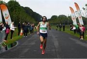 15 June 2019; Michael Clohisey of Raheny Shamrock A.C., Co. Dublin, on his was to winning the Irish Runner 5 Mile in conjunction with the AAI National 5 Mile Championships at the Phoenix Park in Dublin. Photo by Harry Murphy/Sportsfile