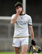 15 June 2019; A dejected Ben Conneely of Offaly after the Joe McDonagh Cup Round 5 match between Kerry and Offaly at Austin Stack Park, Tralee in Kerry. Photo by Brendan Moran/Sportsfile