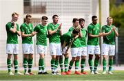 15 June 2019; Republic of Ireland players during the penalty shootout during the 2019 Maurice Revello Toulon Tournament Third Place Play-off match between Mexico and Republic of Ireland at Stade d'Honneur Marcel Roustan in Salon-de-Provence, France. Photo by Alexandre Dimou/Sportsfile