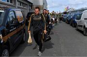15 June 2019; Pádraig Walsh of Kilkenny arrives ahead of the Leinster GAA Hurling Senior Championship Round 5 match between Wexford and Kilkenny at Innovate Wexford Park in Wexford. Photo by Piaras Ó Mídheach/Sportsfile