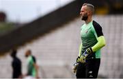 14 June 2019; Alan Mannus of Shamrock Rovers prior to the SSE Airtricity League Premier Division match between Bohemians and Shamrock Rovers at Dalymount Park in Dublin. Photo by Ben McShane/Sportsfile