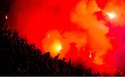 14 June 2019; Bohemians supporters prior to the SSE Airtricity League Premier Division match between Bohemians and Shamrock Rovers at Dalymount Park in Dublin. Photo by Ben McShane/Sportsfile