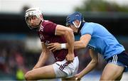 15 June 2019; Jason Flynn of Galway in action against Eoghan O'Donnell of Dublin during the Leinster GAA Hurling Senior Championship Round 5 match between Dublin and Galway at Parnell Park in Dublin. Photo by Ramsey Cardy/Sportsfile