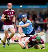 15 June 2019; Adrian Tuohy of Galway in action against Conal Keaney of Dublin during the Leinster GAA Hurling Senior Championship Round 5 match between Dublin and Galway at Parnell Park in Dublin. Photo by Ramsey Cardy/Sportsfile