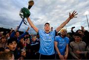 15 June 2019; Chris Crummey of Dublin celebrates following the Leinster GAA Hurling Senior Championship Round 5 match between Dublin and Galway at Parnell Park in Dublin. Photo by Ramsey Cardy/Sportsfile