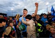 15 June 2019; Chris Crummey of Dublin celebrates with his Mother following the Leinster GAA Hurling Senior Championship Round 5 match between Dublin and Galway at Parnell Park in Dublin. Photo by Ramsey Cardy/Sportsfile