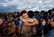 15 June 2019; Chris Crummey of Dublin celebrates with his Mother following the Leinster GAA Hurling Senior Championship Round 5 match between Dublin and Galway at Parnell Park in Dublin. Photo by Ramsey Cardy/Sportsfile