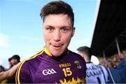 15 June 2019; Conor McDonald of Wexford celebrates after the Leinster GAA Hurling Senior Championship Round 5 match between Wexford and Kilkenny at Innovate Wexford Park in Wexford. Photo by Piaras Ó Mídheach/Sportsfile