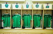 16 June 2019; Limerick jerseys hang in the dressing room prior to the Munster GAA Hurling Senior Championship Round 5 match between Tipperary and Limerick in Semple Stadium in Thurles, Co. Tipperary. Photo by Diarmuid Greene/Sportsfile