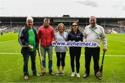 15 June 2019; Pictured at the launch of the Tipperary v Limerick Legends Hurling Clash in aid of The Alzheimer Society of Ireland, which will be held on Saturday, September 7th 2019 (5.00pm Throw-In) during World Alzheimer’s Month 2019, are, from left, Gerry Quaid, Dementia Advocates, Ciaran Carey former Limerick star, Kathy Ryan Dementia Advocate, Mairéad Dillon Head of Fundraising ASI and Kevin Quaid at Semple Stadium in Thurles, Tipperary. The match will be held at Nenagh Éire Óg grounds and is being organised by two leading dementia advocates Kevin Quaid and Kathy Ryan who both have a dementia diagnosis. Tickets will be available on Eventbrite. Photo by Ray McManus/Sportsfile