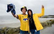 16 June 2019; Roscommon supporters Nigel Prendergast and Claudia Jennings ahead of the Connacht GAA Football Senior Championship Final match between Galway and Roscommon at Pearse Stadium in Galway. Photo by Ramsey Cardy/Sportsfile