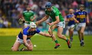 16 June 2019; Padraic Maher of Tipperary  in action against David Reidy of Limerick  during the Munster GAA Hurling Senior Championship Round 5 match between Tipperary and Limerick in Semple Stadium in Thurles, Tipperary. Photo by Ray McManus/Sportsfile