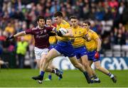 16 June 2019; Conor Daly of Roscommon in action against Ian Burke of Galway during the Connacht GAA Football Senior Championship Final match between Galway and Roscommon at Pearse Stadium in Galway. Photo by Ramsey Cardy/Sportsfile