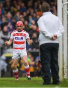 16 June 2019; Anthony Nash of Cork celebrates after saving a shot on goal by Shane O'Donnell of Clare during the Munster GAA Hurling Senior Championship Round 5 match between Clare and Cork at Cusack Park in Ennis, Clare. Photo by Eóin Noonan/Sportsfile