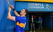 16 June 2019; Seamus Callanan of Tipperary signs autographs for supporters after the Munster GAA Hurling Senior Championship Round 5 match between Tipperary and Limerick in Semple Stadium in Thurles, Co. Tipperary. Photo by Diarmuid Greene/Sportsfile