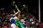 16 June 2019; Aaron Gillane of Limerick in action against Cathal Barrett of Tipperary during the Munster GAA Hurling Senior Championship Round 5 match between Tipperary and Limerick in Semple Stadium in Thurles, Co. Tipperary. Photo by Diarmuid Greene/Sportsfile