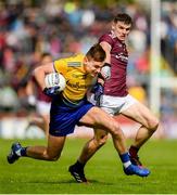 16 June 2019; Enda Smith of Roscommon in action against John Daly of Galway during the Connacht GAA Football Senior Championship Final match between Galway and Roscommon at Pearse Stadium in Galway. Photo by Ramsey Cardy/Sportsfile