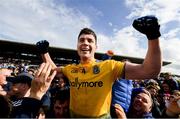 16 June 2019; Conor Daly of Roscommon celebrates following the Connacht GAA Football Senior Championship Final match between Galway and Roscommon at Pearse Stadium in Galway. Photo by Ramsey Cardy/Sportsfile