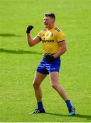 16 June 2019; Conor Cox of Roscommon celebrates kicking a point during the Connacht GAA Football Senior Championship Final match between Galway and Roscommon at Pearse Stadium in Galway. Photo by Seb Daly/Sportsfile
