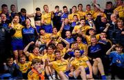 16 June 2019; The Roscommon team celebrate in the dressing room following the Connacht GAA Football Senior Championship Final match between Galway and Roscommon at Pearse Stadium in Galway. Photo by Ramsey Cardy/Sportsfile