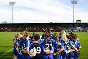 16 June 2019; Waterford players huddle prior to the TG4 Ladies Football Munster Senior Football Championship Final match between Cork and Waterford at Fraher Field in Dungarvan, Co. Waterford. Photo by Harry Murphy/Sportsfile