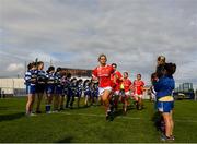 16 June 2019; Caoimhe Moore of Cork runs out prior to the TG4 Ladies Football Munster Senior Football Championship Final match between Cork and Waterford at Fraher Field in Dungarvan, Co. Waterford. Photo by Harry Murphy/Sportsfile