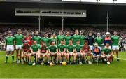 16 June 2019; The Limerick squad before the Munster GAA Hurling Senior Championship Round 5 match between Tipperary and Limerick at Semple Stadium in Thurles, Tipperary. Photo by Ray McManus/Sportsfile