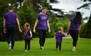 16 June 2019; In attendance at the launch of the Irish Life Health Festival of Running are, from left, Rob, Regan, Cathal, Tara and Marian Heffernan. Organised by Athletics Ireland, the event will bring the elite and every-day runner together in a celebration of running and athletics on Sunday 28th of July at Morton Stadium Santry. Photo by Brendan Moran/Sportsfile