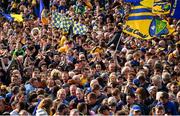 16 June 2019; Roscommon supporters celebrate on the pitch following their side's victory during the Connacht GAA Football Senior Championship Final match between Galway and Roscommon at Pearse Stadium in Galway. Photo by Seb Daly/Sportsfile