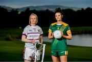 17 June 2019; Mary-Rose Kelly of Wexford and Máire O’Shaughnessy of Meath pictured at the Leinster LGFA Captain and Managers night ahead of the 2019 Leinster Ladies Senior, Intermediate and Junior Championship Finals, which will be played at Netwatch Cullen Park, Carlow, on June 30. Leinster LGFA will stream the Junior and Intermediate Finals, while the LGFA will stream the Senior Final. Managers and players from the participating counties were in attendance at Castleknock Golf Club in Castleknock, Co. Dublin. Photo by Harry Murphy/Sportsfile