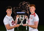 18 June 2019; In attendance at the launch of the EirGrid GAA Football U20 All-Ireland Championship is Darragh Ryan of Kildare and Ruairi Gormley of Tyrone. EirGrid, the state-owned company that manages and develops Ireland's electricity grid, have partnered with the GAA since 2015 as sponsors of the U20 GAA Football All-Ireland Championship. Photo by Eóin Noonan/Sportsfile