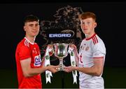 18 June 2019; In attendance at the launch of the EirGrid GAA Football U20 All-Ireland Championship is Peter O'Driscoll of Cork and Ruairi Gormley of Tyrone. EirGrid, the state-owned company that manages and develops Ireland's electricity grid, have partnered with the GAA since 2015 as sponsors of the U20 GAA Football All-Ireland Championship. Photo by Eóin Noonan/Sportsfile