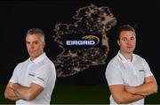 18 June 2019; In attendance at the launch of the EirGrid GAA Football U20 All-Ireland Championship is Galway U20 manager Padraic Joyce, left, and Cork U20 selector Colm O'Neill. EirGrid, the state-owned company that manages and develops Ireland's electricity grid, have partnered with the GAA since 2015 as sponsors of the U20 GAA Football All-Ireland Championship. Photo by Eóin Noonan/Sportsfile