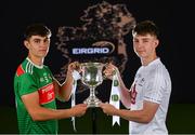 18 June 2019; In attendance at the launch of the EirGrid GAA Football U20 All-Ireland Championship is Tommy Conroy of Mayo and Darragh Ryan of Kildare. EirGrid, the state-owned company that manages and develops Ireland's electricity grid, have partnered with the GAA since 2015 as sponsors of the U20 GAA Football All-Ireland Championship. Photo by Eóin Noonan/Sportsfile