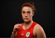 30 May 2019; Team Ireland boxer Grainne Walsh prepares for competition at the European Games in Minsk at the Sport Ireland Institute in Abbotstown, Dublin. Photo by David Fitzgerald/Sportsfile