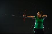 7 June 2019; Team Ireland archer Maeve Reidy prepares for competition at the European Games in Minsk, at Sport Ireland Institute in Abbotstown, Dublin. Photo by David Fitzgerald/Sportsfile