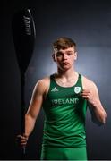 7 June 2019; Team Ireland canoeist Ronan Foley prepares for competition at the European Games in Minsk, at Sport Ireland Institute in Abbotstown, Dublin. Photo by David Fitzgerald/Sportsfile