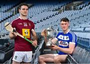19 June 2019; Joe McDonagh Cup finalists Paddy Purcell of Laois, right, and Aonghus Clarke of Westmeath during a Joe McDonagh Cup, Christy Ring, Nicky Rackard & Lory Meagher Cup Final media event at Croke Park in Dublin. Photo by Matt Browne/Sportsfile