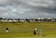 20 June 2019; James Sugrue of Mallow Golf Club, Cork, Ireland, plays his second shot from the fairway on the 2nd hole during day 4 of the R&A Amateur Championship at Portmarnock Golf Club in Dublin. Photo by Eóin Noonan/Sportsfile