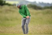 20 June 2019; James Sugrue of Mallow Golf Club, Cork, Ireland, plays a chip shot from the rough on the 2nd hole during day 4 of the R&A Amateur Championship at Portmarnock Golf Club in Dublin. Photo by Eóin Noonan/Sportsfile