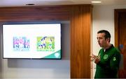 22 June 2019; David Lenane, National Coordinator for Women's Football speaking to club delegates during the FAI Club of the Year Information Day at FAI National Training Centre in Abbotstown, Dublin. Photo by Eóin Noonan/Sportsfile