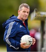 22 June 2019; Cork Ladies Senior Football manager Ephie Fitzgerald in attendance prior to the Ladies Football All-Ireland U14 Platinum Final 2019 match between Cork and Galway at St Rynaghs in Banagher, Offaly. Photo by Ben McShane/Sportsfile