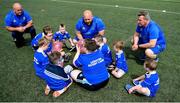 22 June 2019; Ahead of the start of the first ever Bank of Ireland Leinster Rugby Inclusion Camps on the 2nd July in Terenure RFC, the final training session for camp coaches was held in UCD today by Leinster Rugby Spirit Officer, Stephen Gore and Ken Moore, Summer Camp Co-ordinator. Also taking part in the training session were children and parents involved with the Down Syndrome Centre, one of Leinster Rugby’s charity partners. The Bank of Ireland Leinster Rugby Inclusion Camps provide children with all disabilities aged between six and 15, a fun-filled three days of rugby during the summer holidays. The camps will take place in Terenure, Greystones, Navan, Tullamore and Newbridge and are focused on adapting rugby to meet the needs of camp-goers to maximise enjoyment and learning to play the Leinster Way. Further information is available at: https://www.leinsterrugby.ie/camps/inclusion-camps.  Photo by Daire Brennan/Sportsfile