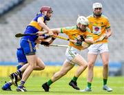 22 June 2019; Ben Murray of Leitrim in action against Daire Maskey of Lancashire during the Lory Meagher Cup Final match between Leitrim and Lancashire at Croke Park in Dublin. Photo by Matt Browne/Sportsfile