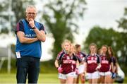 22 June 2019; Galway manager Padraig Kilcommins prior to the Ladies Football All-Ireland U14 Platinum Final 2019 match between Cork and Galway at St Rynaghs in Banagher, Offaly. Photo by Ben McShane/Sportsfile