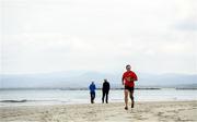 22 June 2019; Parkrun Ireland in partnership with Vhi, added a new parkrun at Narin Beach on Saturday 22nd June, with the introduction of the Narin parkrun on Narin Beach in Portnoo, Donegal. Parkruns take place over a 5km course weekly, are free to enter and are open to all ages and abilities, providing a fun and safe environment to enjoy exercise. To register for a parkrun near you visit www.parkrun.ie. Pictured is Paul Tyro, from Belfast, during the parkrun. Photo by Ramsey Cardy/Sportsfile