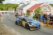22 June 2019; Joesph McGonigle and Ciaran Geaney in their Ford Fiesta WRC on SS  8 Glen during Day 2 of the 2019 Joule Donegal International Rally in Letterkenny, Donegal. Photo by Philip Fitzpatrick/Sportsfile
