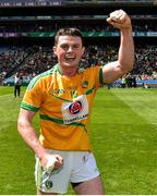 22 June 2019; Cathal O'Donovan of Leitrim celebrate after the Lory Meagher Cup Final match between Leitrim and Lancashire at Croke Park in Dublin.  Photo by Matt Browne/Sportsfile