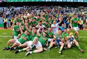 22 June 2019; Meath players celebrate after the Christy Ring Cup Final match between Down and Meath at Croke Park in Dublin.  Photo by Matt Browne/Sportsfile
